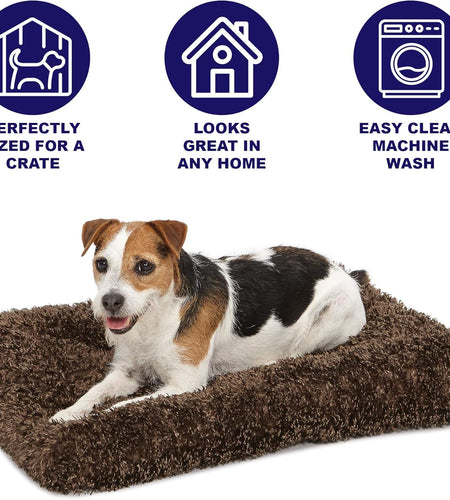 Ombre Dog Beds, Plush Dog Beds Fit Wire Dog Crates, Machine Wash & Dry