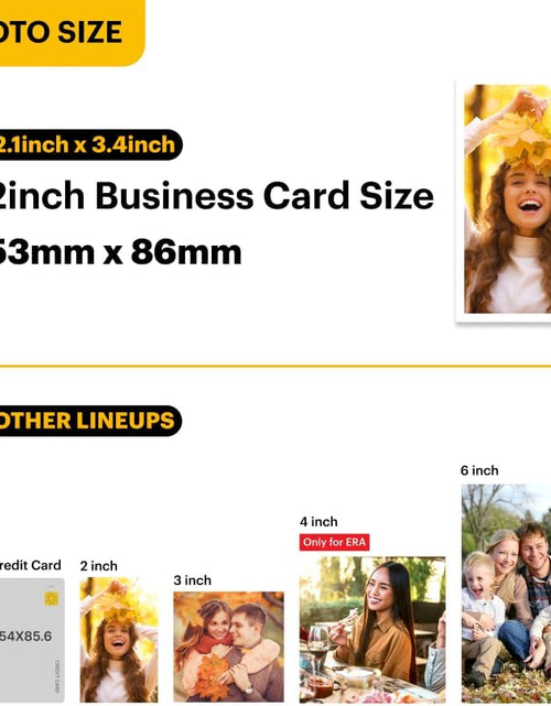 Load image into Gallery viewer, Mini 2 Retro 2.1X3.4” Portable Instant Photo Printer, Wireless Connection, Compatible with Ios, Android &amp; Bluetooth, Real Photo, 4Pass Technology &amp; Lamination Process, Premium Quality- Black
